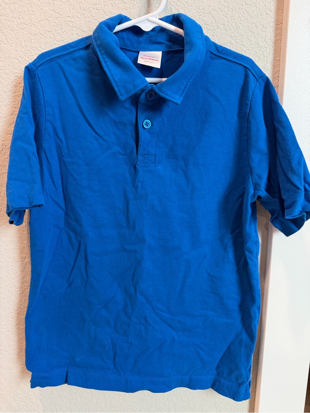 Hanna Andersson Blue Short Sleeve Polo